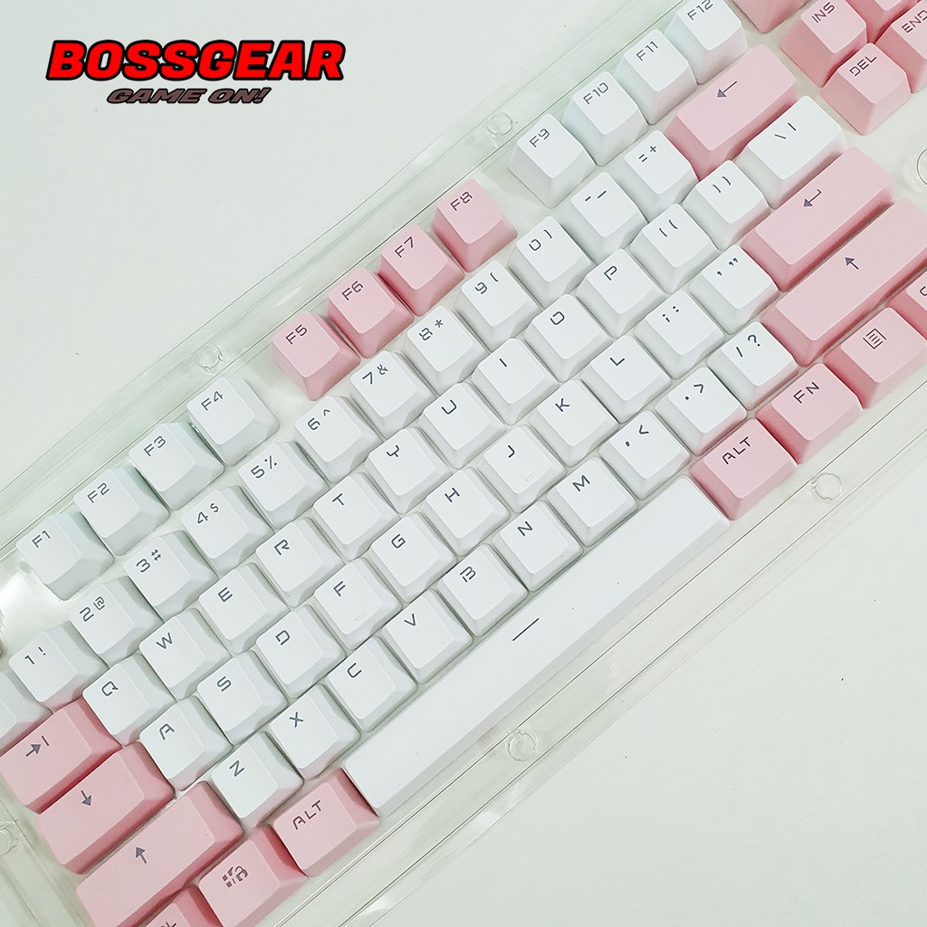 Bộ Keycap PBT 104 Phím Double Shot Xuyên LED ( OEM Profile, Ansi layout )