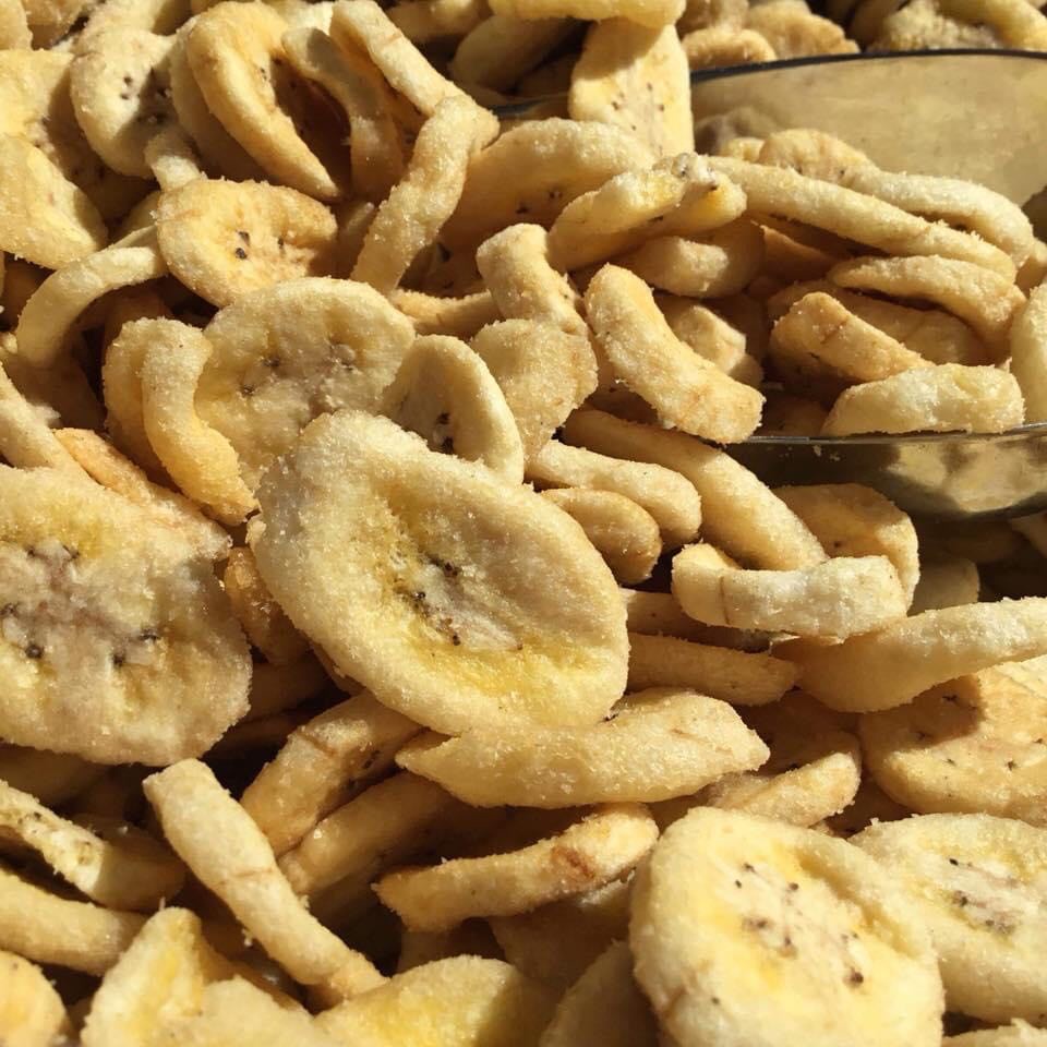 500GR CHUỐI SẤY GIÒN NGUYÊN CÁNH VÀNG NGON GIÒN