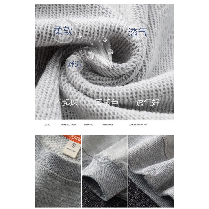 Áo Thun Nam Dài Tay Cổ Tròn Plus Size In Họa Tiết Thời Trang Thu Đông