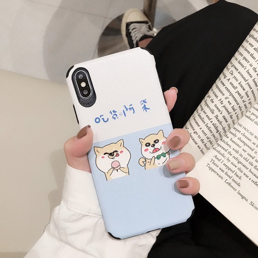 [ SAMSUNG ] Ốp Lưng Da IMD Shiba Kute I - R034 | BigBuy360 - bigbuy360.vn