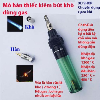 Mỏ hàn thiếc kiêm bút khò dùng gas