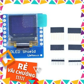 Mô-đun oled shield 0,66 inch iic/i2c cho d1 mini