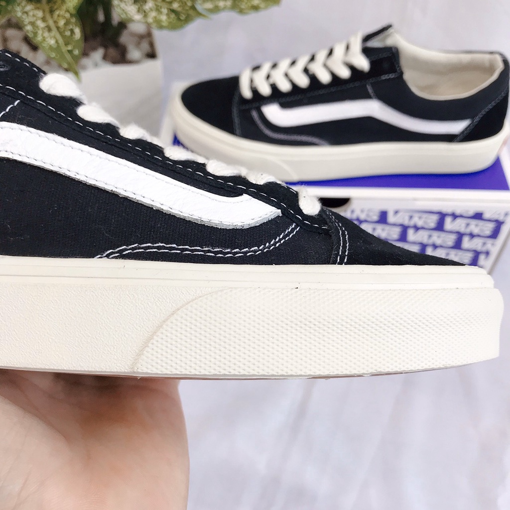 GIÀY 𝐕𝐀𝐍𝐒 VAULT OLD SKOOL MÀU ĐEN ⚡Full box bill⚡ Giày thể thao nam nữ 2021