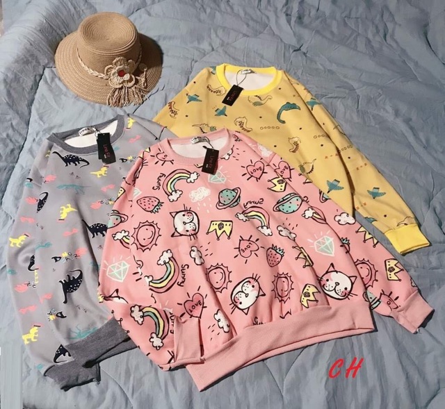 Áo nỉ hình kèm ảnh thật | BigBuy360 - bigbuy360.vn