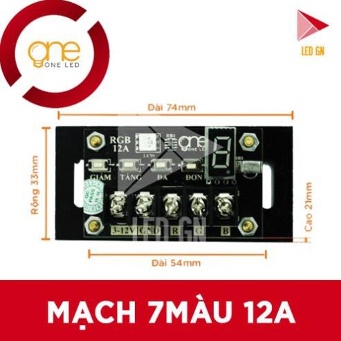 Mạch Điều Khiển LED 7 Màu RGB - Công Suất 90A - OneLED