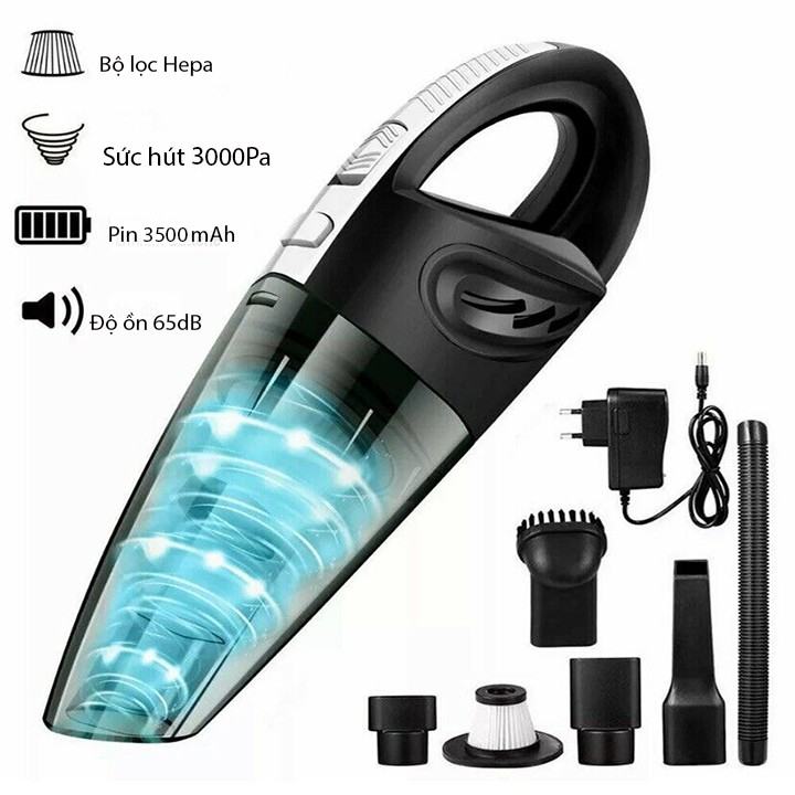 Máy hút bụi mini cầm tay không dây JM-CX120 bản adapter | BigBuy360 - bigbuy360.vn