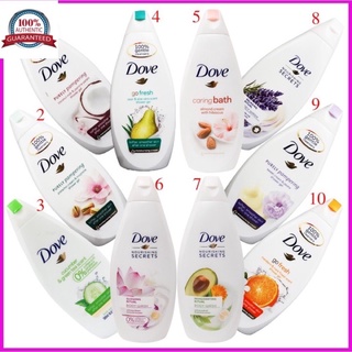 Sữa tắm Dov hương vanila & bơ hạt mỡ chai 200ml