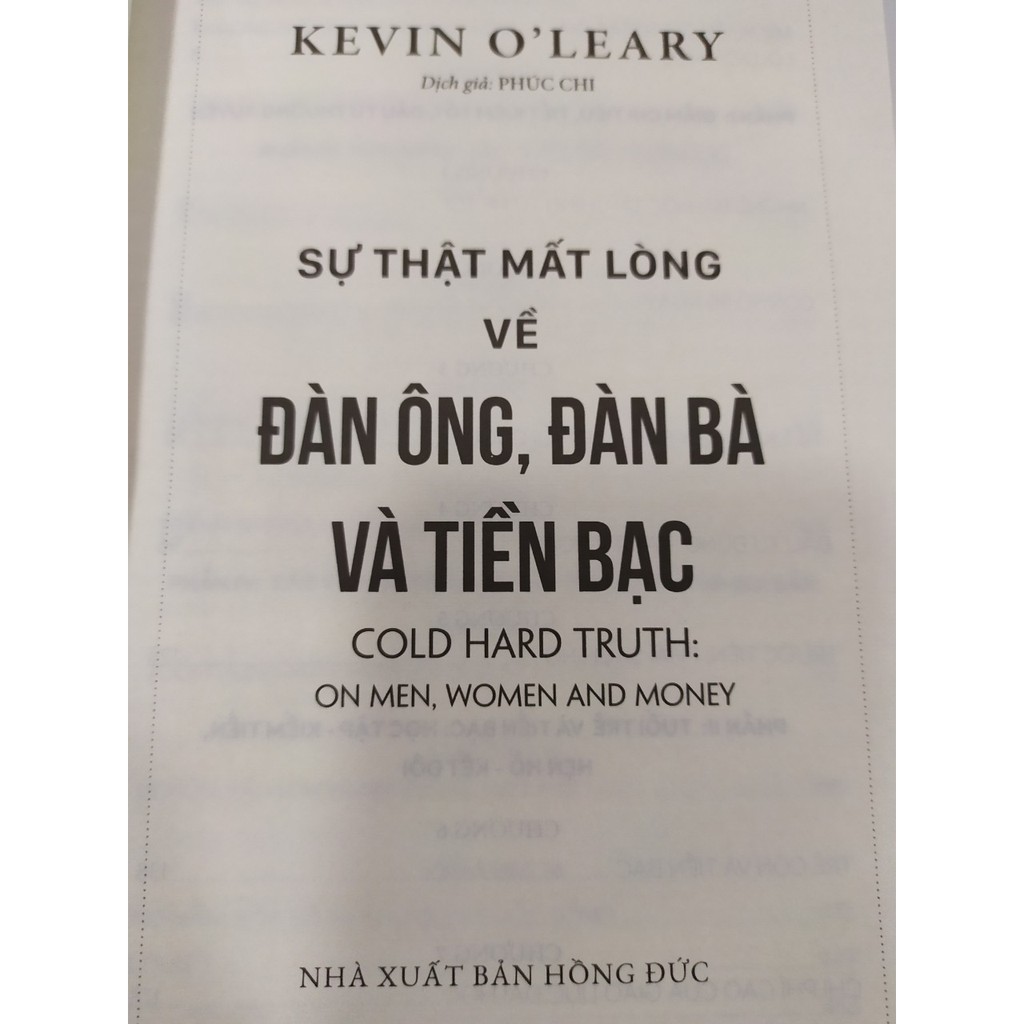 Sách - Sự Thật Mất Lòng Về Đàn Ông Đàn Bà Và Tiền Bạc - 8935246926604 Tặng Kèm Bookmark