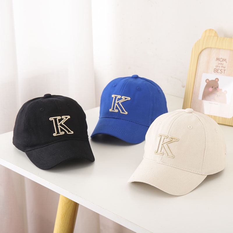 Mũ Lưỡi Trai Chống Nắng Thêu Chữ K Thời Trang Mùa Xuân Mới Cho Bé Mã 8 2022