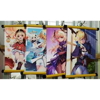 Poster vải Genshin Impact 20x30 - Nhận in theo yêu cầu