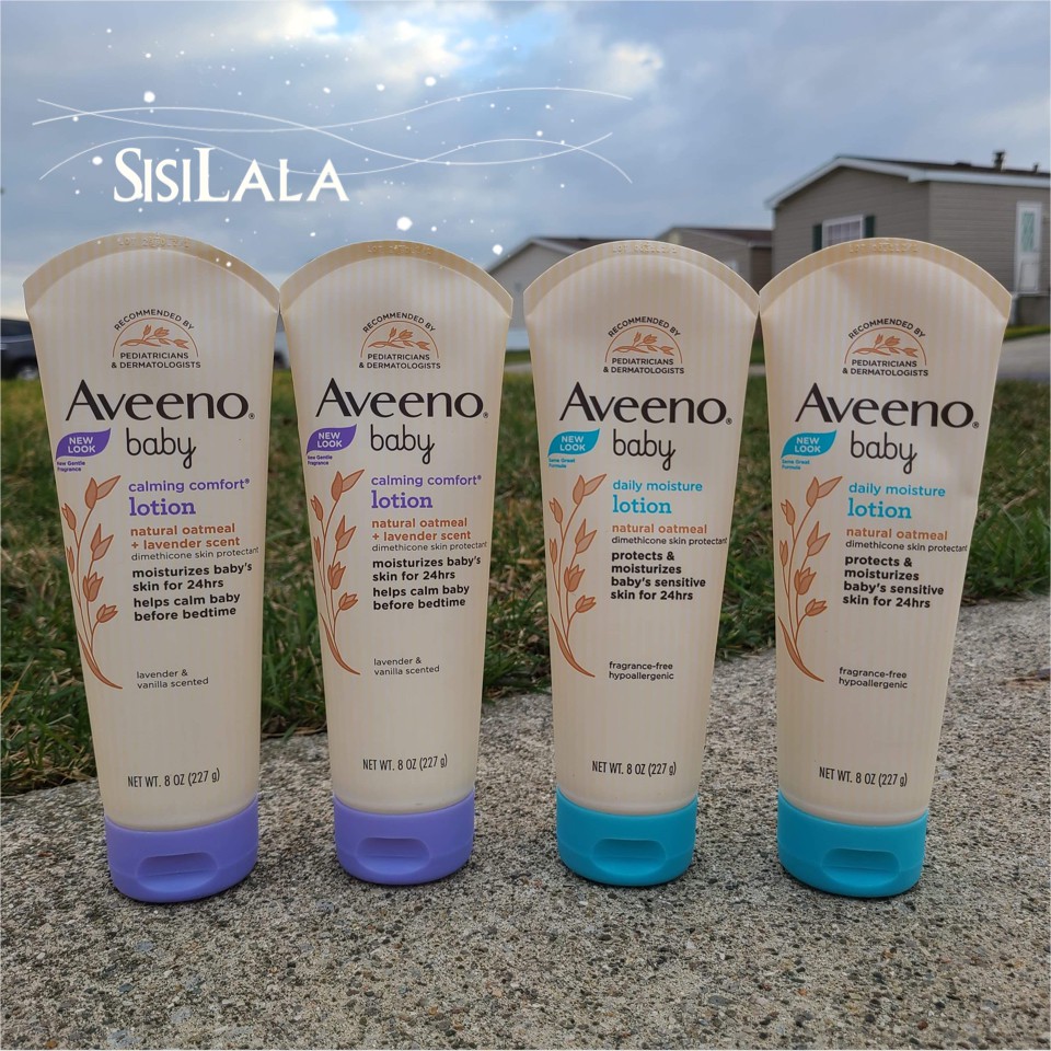 Sữa tắm gội và lotion Aveeno cho bé