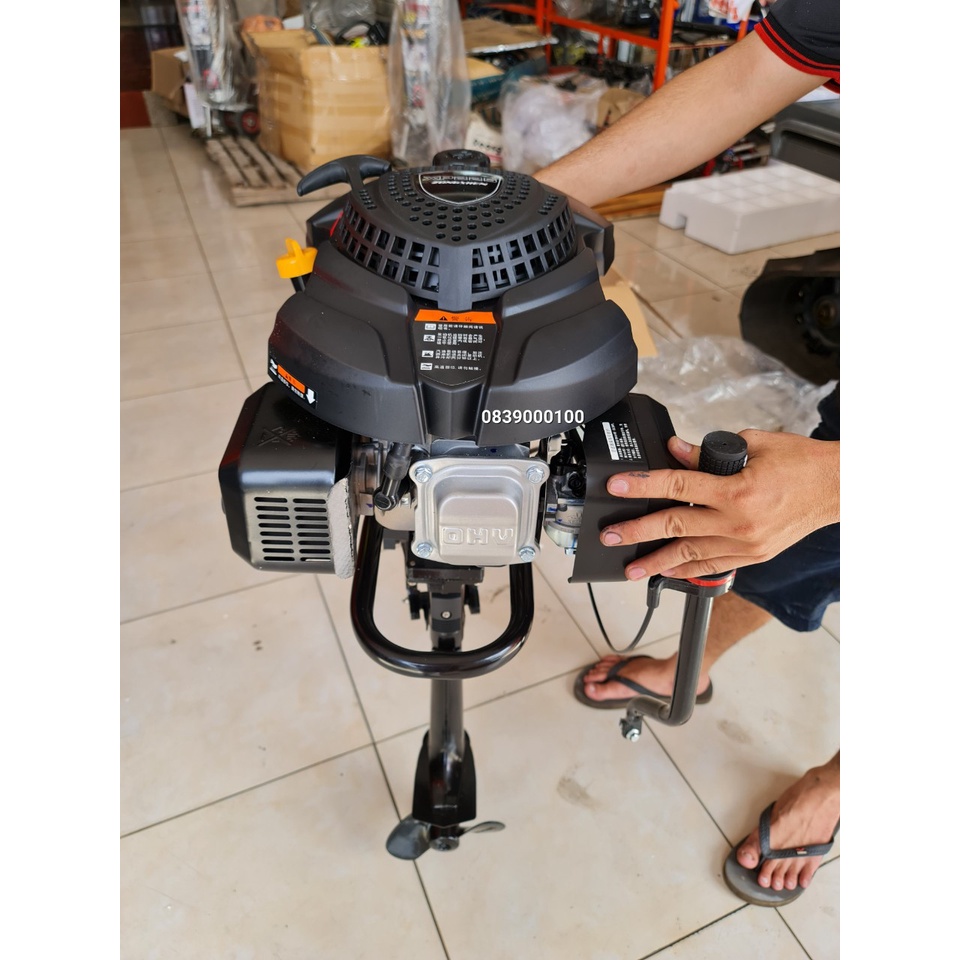 Máy Chạy Thuyền 9Hp . Đông cơ Ca nô chạy xuồng ghe vỏ lãi 4 thì Zhongshen
