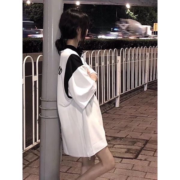 ÁO POLO TAY LỠ BATTLE KID TRẮNG FORM RỘNG UNISEX