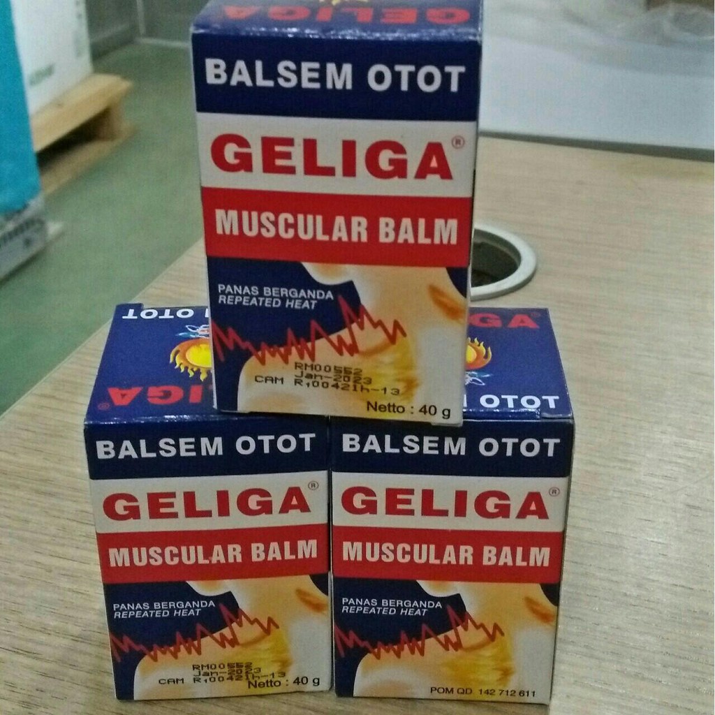Combo 12Dầu cù là lửa GELIGA Indonesia 40g