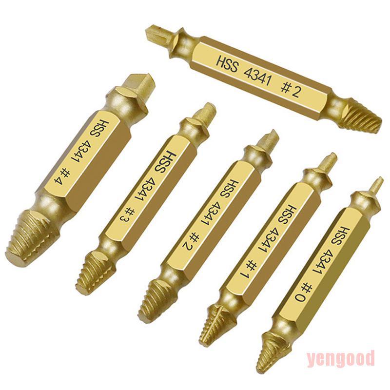 Set 6 mũi khoan tháo ốc vít hư hỏng chuyên dụng
