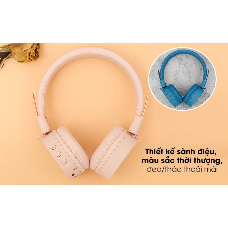 Tai nghe Bluetooth chụp tai Mozardd K8 pin trâu âm thanh rõ nét cao, bass sâu TL7792