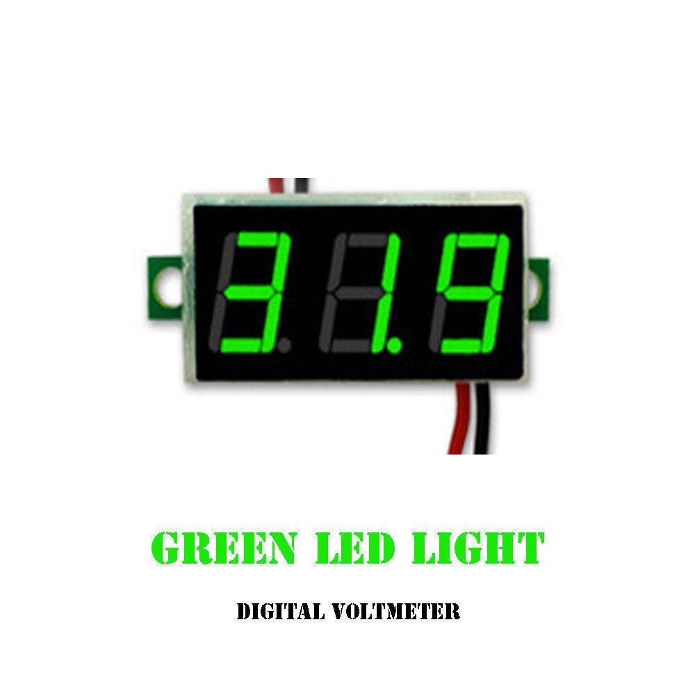 Vôn Kế Điện Tử 2 Dây 3 Chữ Số DC0-30V