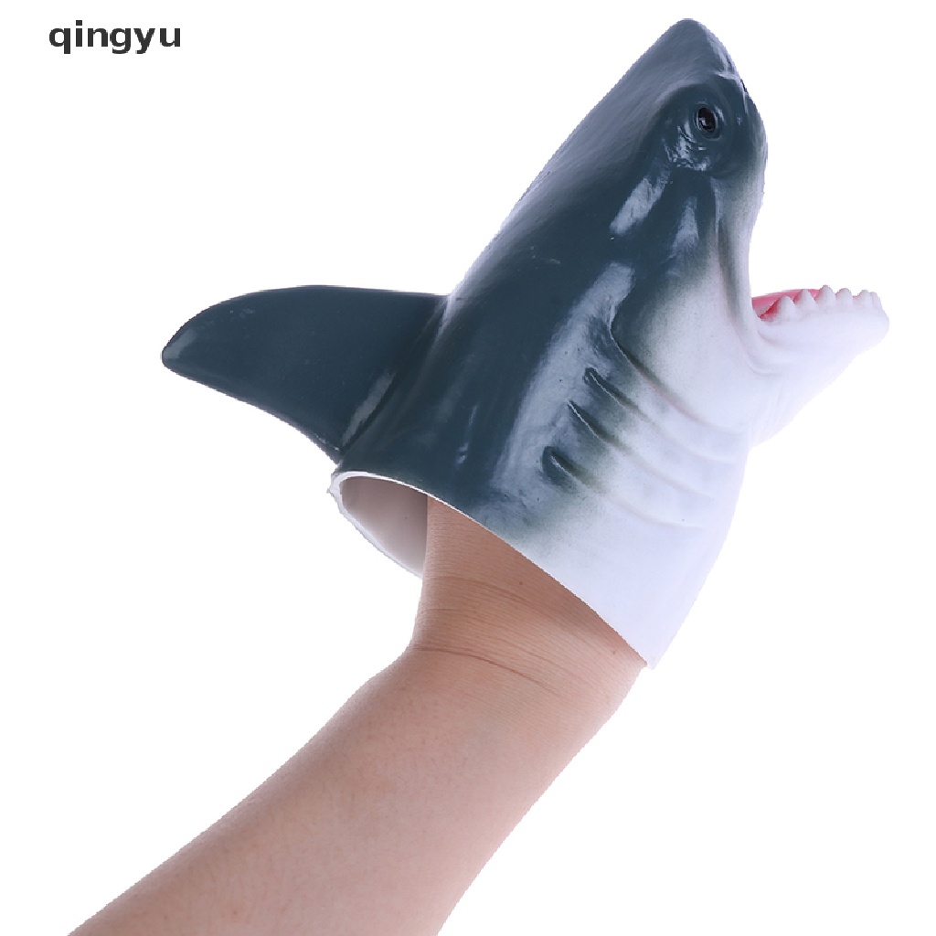 Đồ Chơi Con Rối Đeo Cánh Tay Hình Cá Mập Bằng Cao Su Mềm Dễ Thương Pli PLI PLI