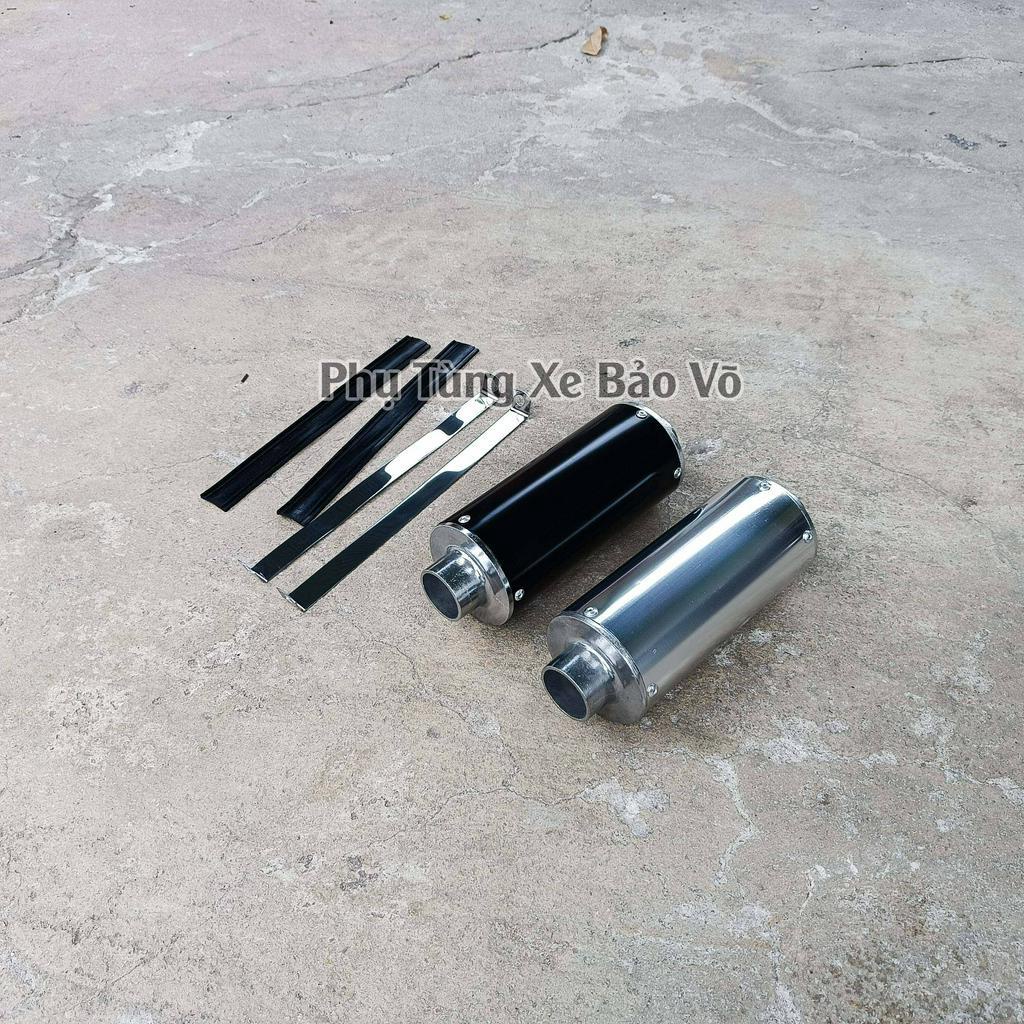 Lon pô nhôm nhỏ gọn thích hợp cho xe từ 50cc đến 250cc