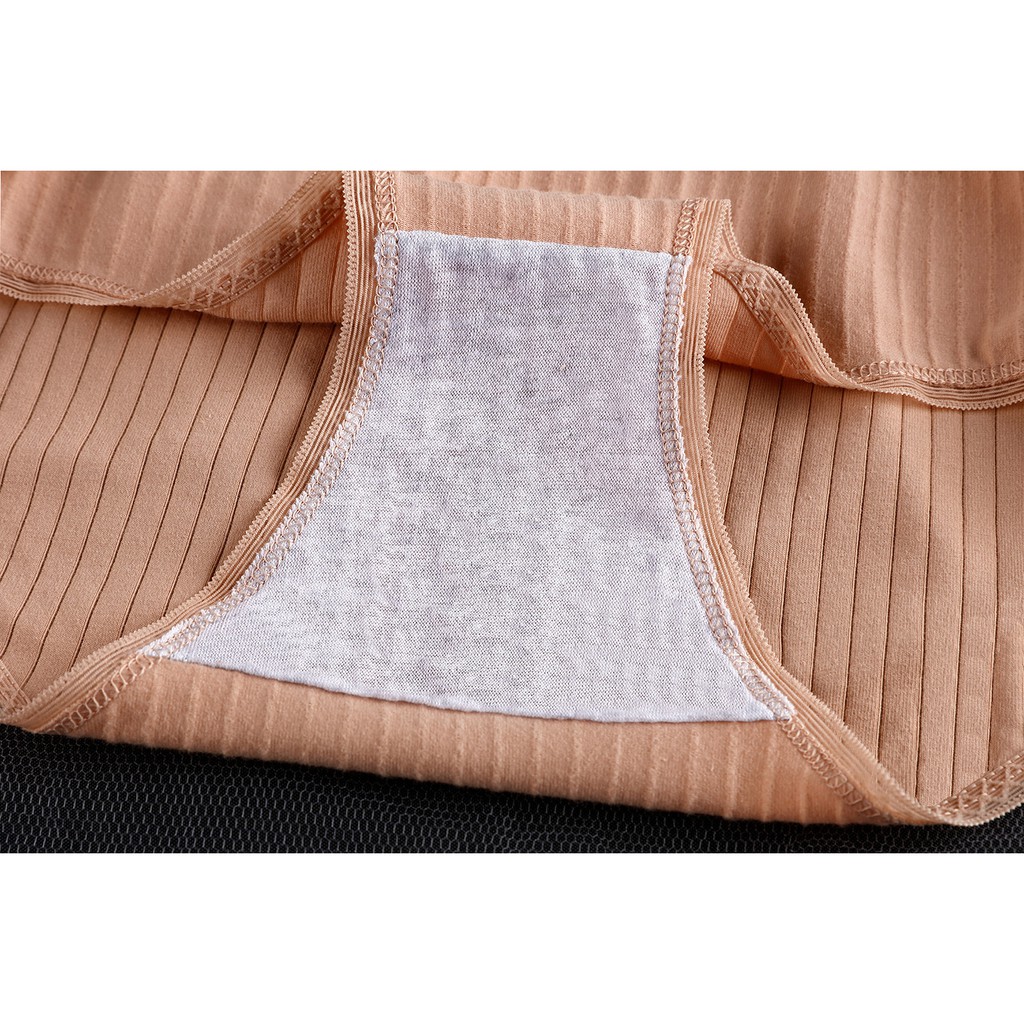 Quần lót nữ cotton kiểu dáng Hàn Quốc, vải vân len lạnh T302