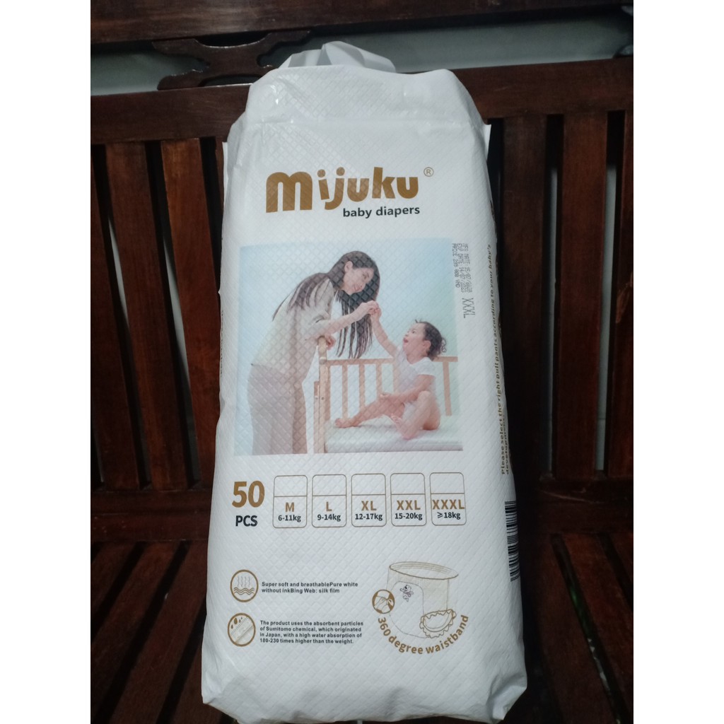 Tã quần Mijuku size XXXL 50 miếng