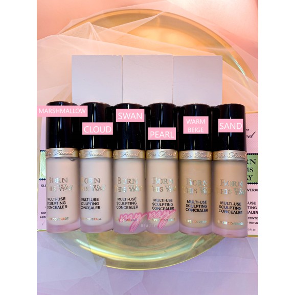 Too Faced- Kem Che Khuyết Điểm- Born This Way Super Coverage Multi-Use Sculpting Concealer 15ml