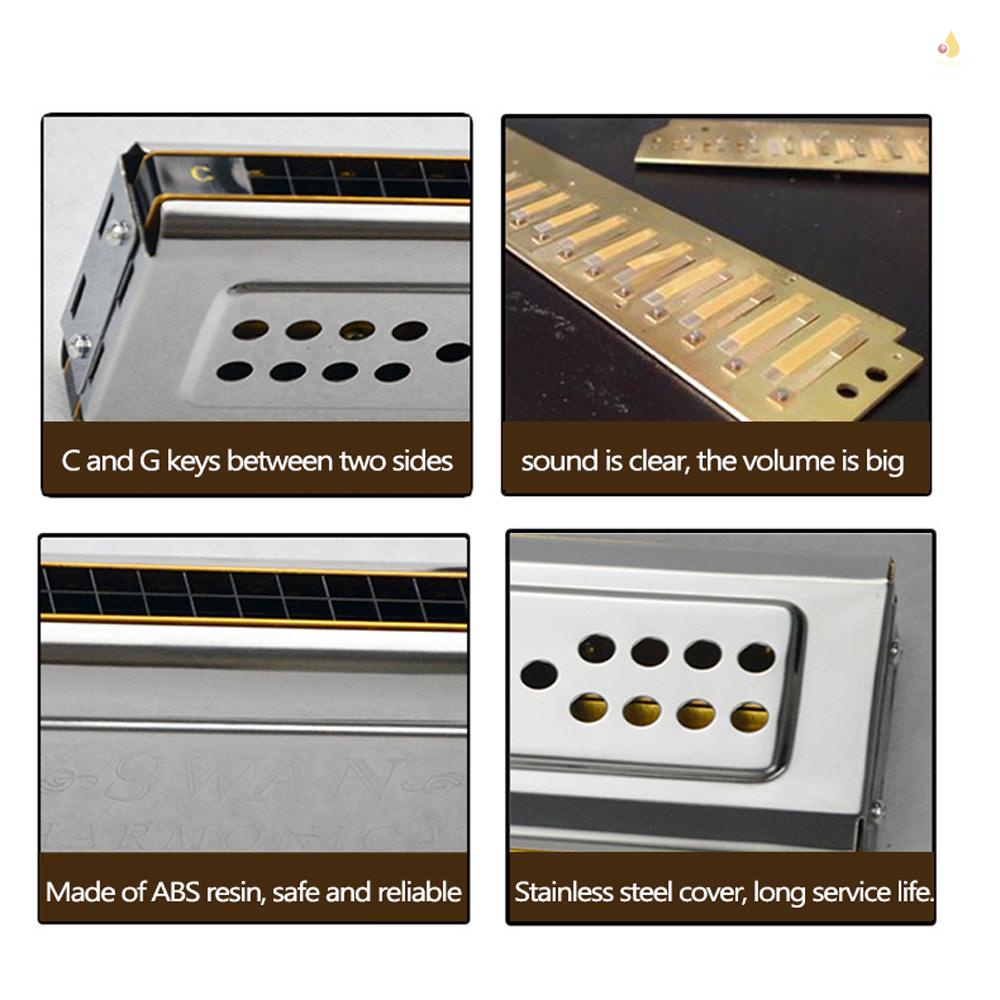Kèn Harmonica 24 Lỗ C Và G Chất Lượng Cao