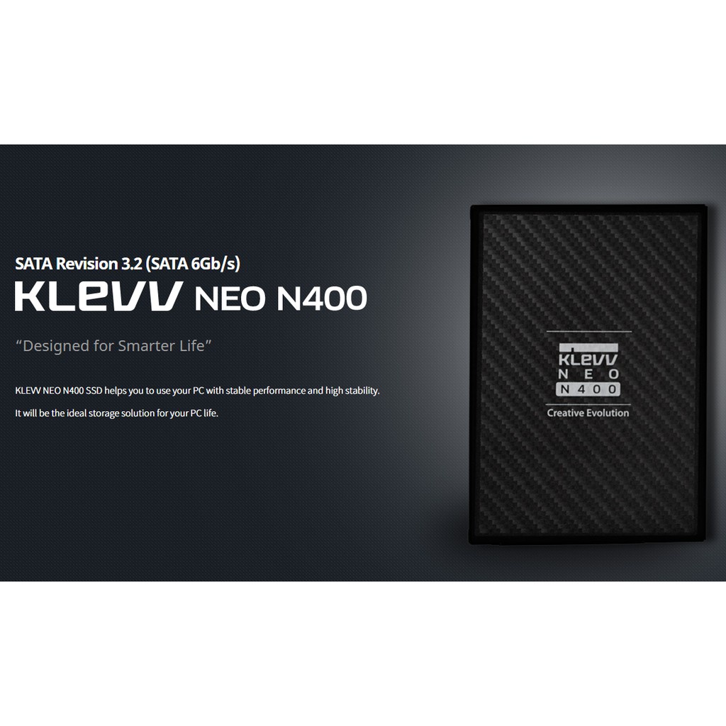 Ổ cứng SSD gắn trong N400 Klevv NEO 2.5'' SATA3 7mm | BigBuy360 - bigbuy360.vn