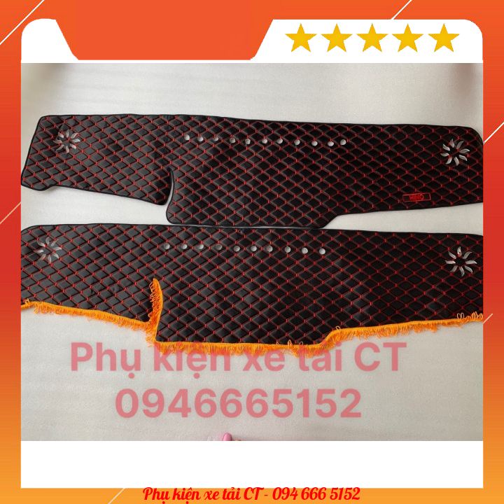 Thảm taplo vân Carbon xe tải HINO 500:FC,FG,FL