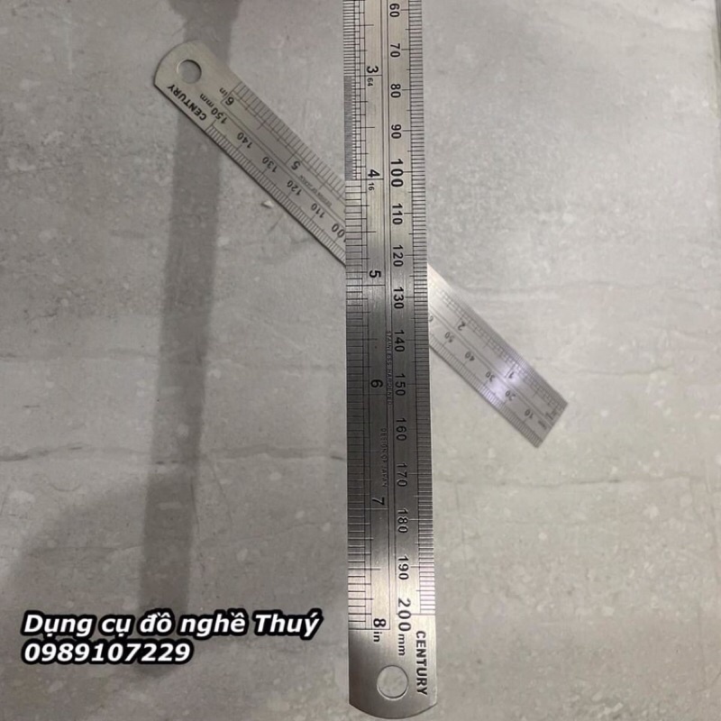 Thước lá inox CENTURY chính hãng