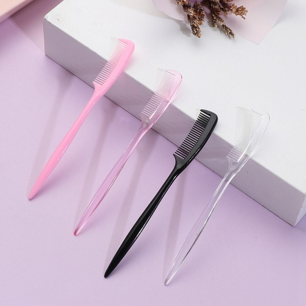 Bộ 1/5 cây lược nhựa 9cm mini 4 màu tùy chọn trong suốt dễ thương chải tóc/chải mày/mi cho búp bê BJD 1/3 1/4 1/6 1/8