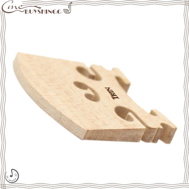 Violin Bridge Qin code Violin accessories Size Pieces Maple 5 Violin Bridge Full 4/4