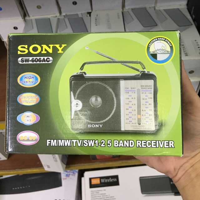 Đài radio 606 sony BH 6 tháng đổi mới