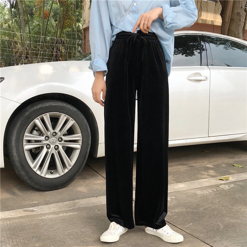 NRVP Quần Dài Nữ Ống Rộng Thời Trang Cá Tính