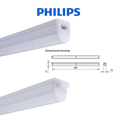 Bộ máng đèn Philips LED batten BN012C LED10/WW - NW L600 TH G2