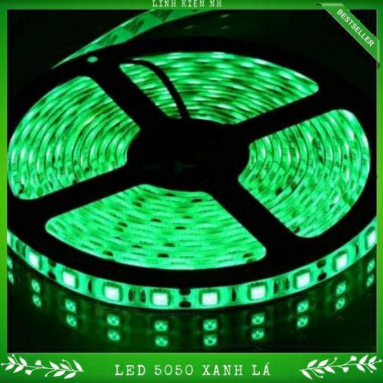 Dây Led 5050 DC12V Chống nước Nhiều màu 5M/Cuộn