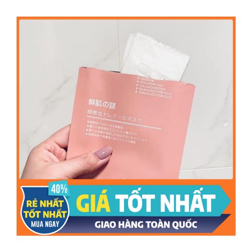 [ CHÍNH HÃNG ] Mặt Nạ Nhau Thai Cuốn Rốn Nhật Bản