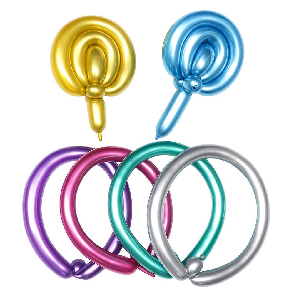Set 10 Dải Dán Bong Bóng Trang Trí Tiệc Sinh Nhật / Đám Cưới