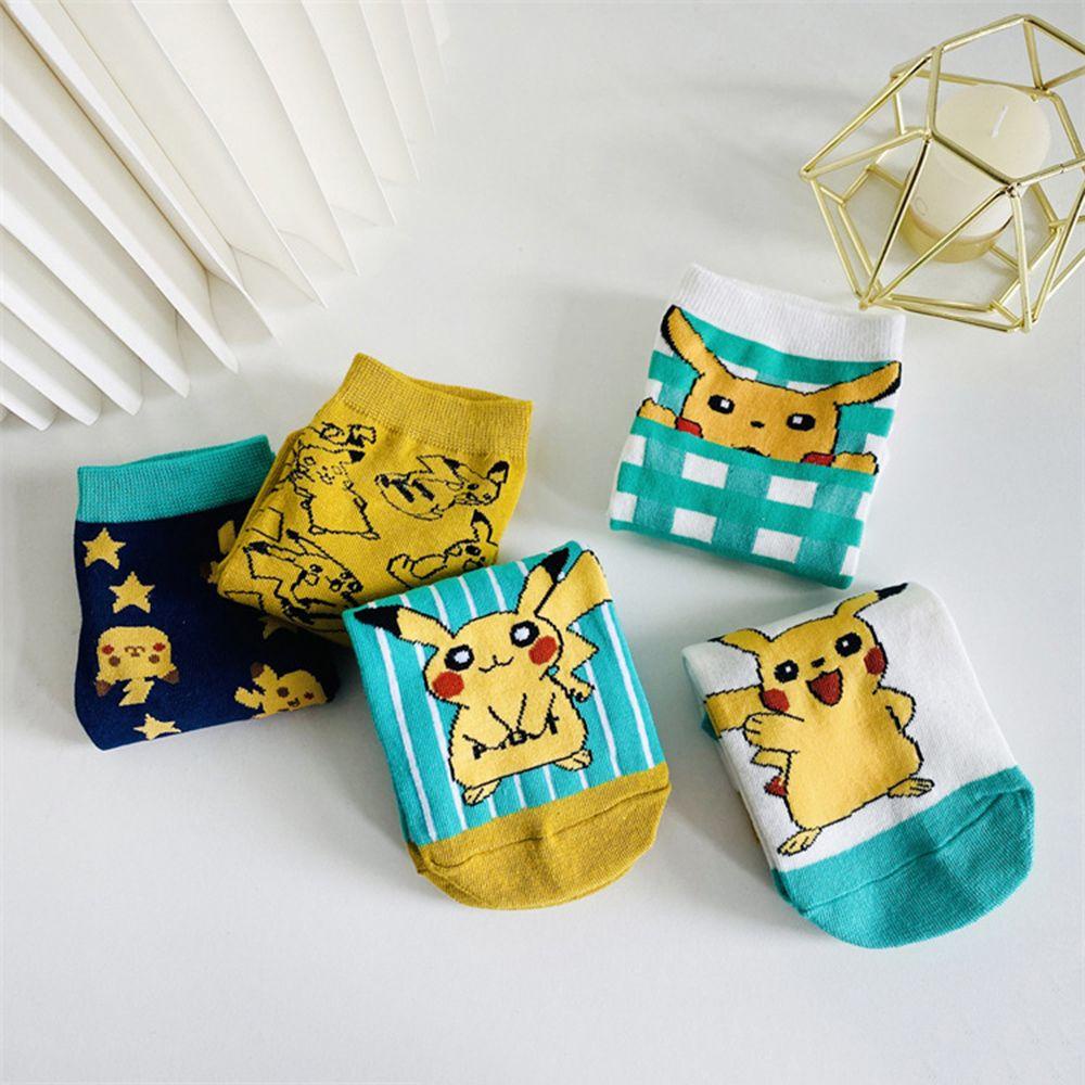 Vớ Cotton Thêu Họa Tiết Hoạt Hình Động Vật Dễ Thương Thoải Mái Cho Nữ