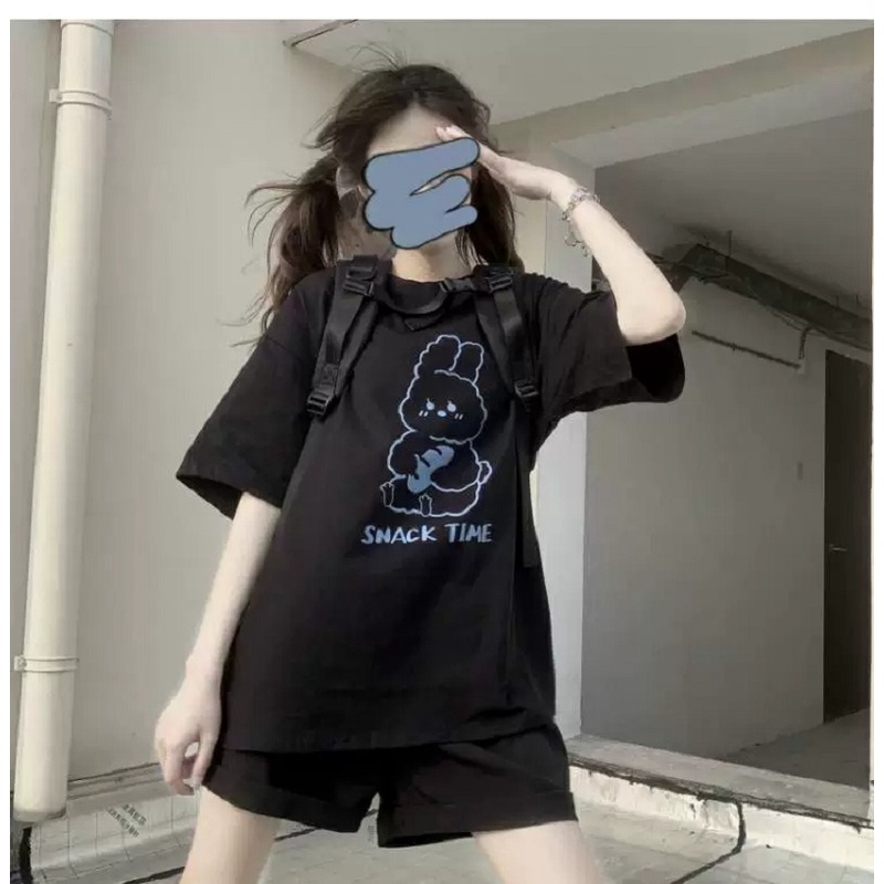 Áo Tun Nữ Form Rộng Hình Thỏ SNAK TIME  - ĐĂNG QUANG CLOTHER