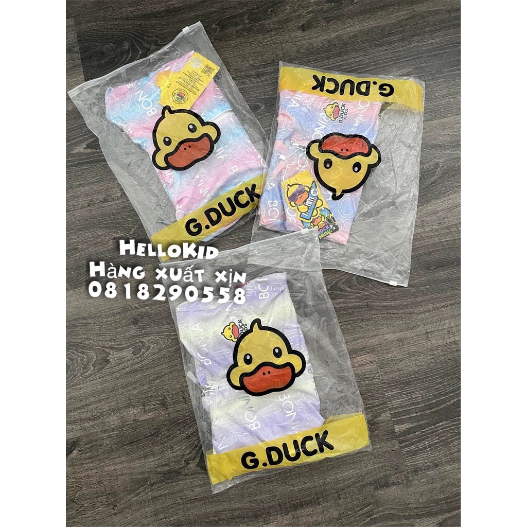 A403 - Áo chống nắng làm mát loang sành điệu vịt vàng cho bé