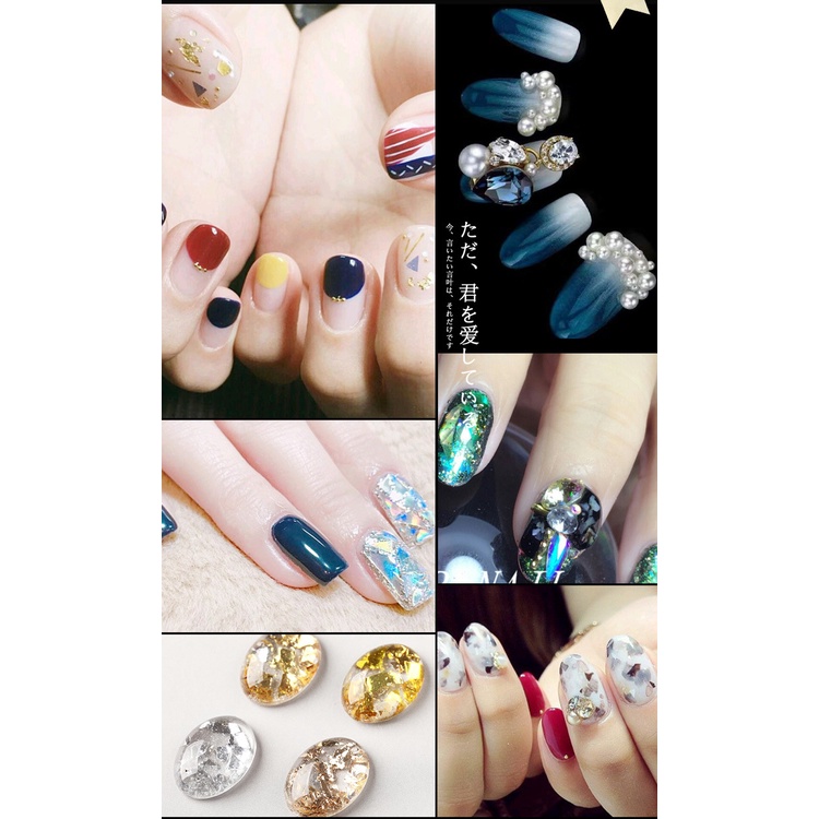 Miếng Dán Trang Trí Móng Tay Hình Vỏ Sò Xinh Xắn