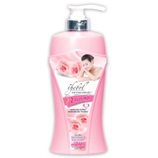 Sữa tắm Thebol dưỡng ẩm tinh chất hoa hồng  650ml