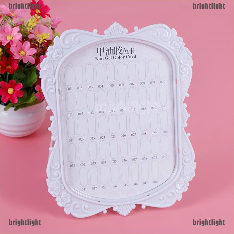 Bảng Đựng Thẻ Màu Hai Mặt 48 Ô Trưng Bày Móng Tay