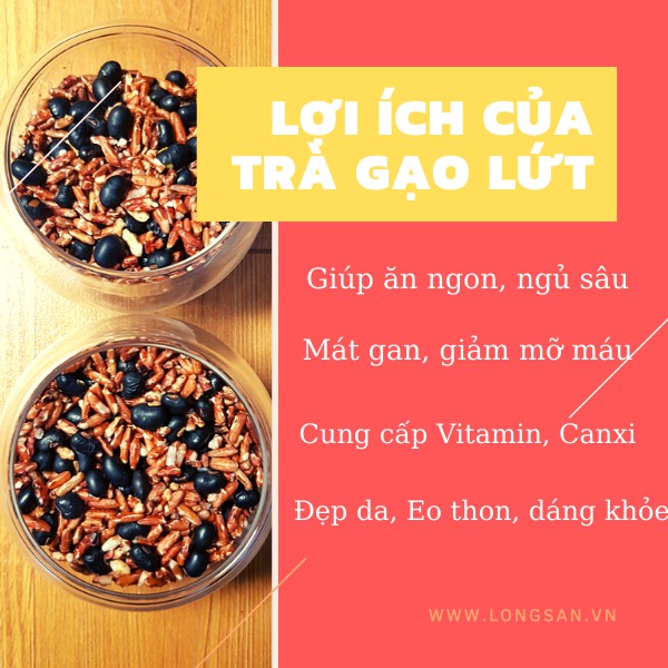 [Thiên Nhiên] Trà Gạo Lứt Rẫy Bh.Nong - 100% Núi Rừng, Mát Gan, Giảm Mỡ Máu, Dẹp Da, Eo Thon| Long Sản