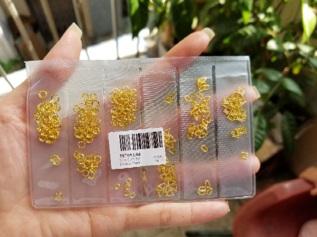 Sticker dán móng tay thiết kế mạ