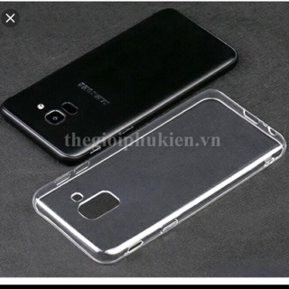 Ốp lưng dẻo trong suốt cho samsung J6 2018