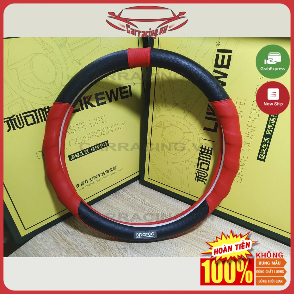 Bọc Da Vô Lăng - Bọc vô lăng Ốp SPARCO F1 đường kính 38cm phù hợp xe 4,5,7 chỗ , bán tải tại Việt Nam CARRACING | BigBuy360 - bigbuy360.vn
