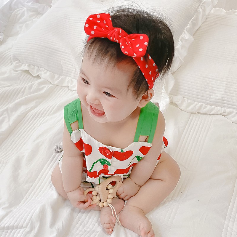 Bộ 3 băng đô phối nơ xinh xắn màu sắc tươi sáng dành cho bé gái