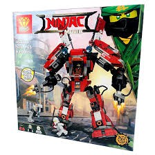 LEGO Lắp Ráp Xếp Hình Ninjago Movies 2in1 Mô Hình Robot Phun Lửa Của KAI Và Phi Thuyền Bay 520 Khối - Đồ Chơi Trẻ Em